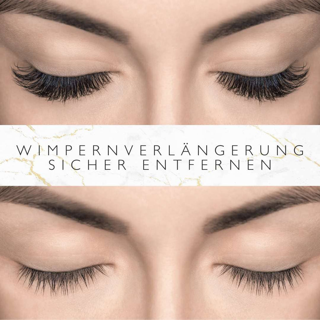 Lash Extensions entfernen  So geht's