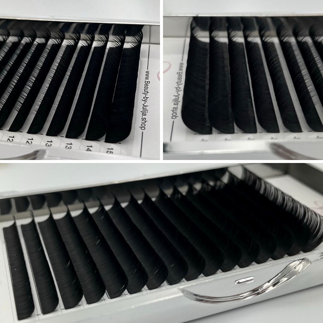 D-Curl Einzelwimpern | Seidenmatt Faux Mink Volumen Wimpern Wimpern Julija