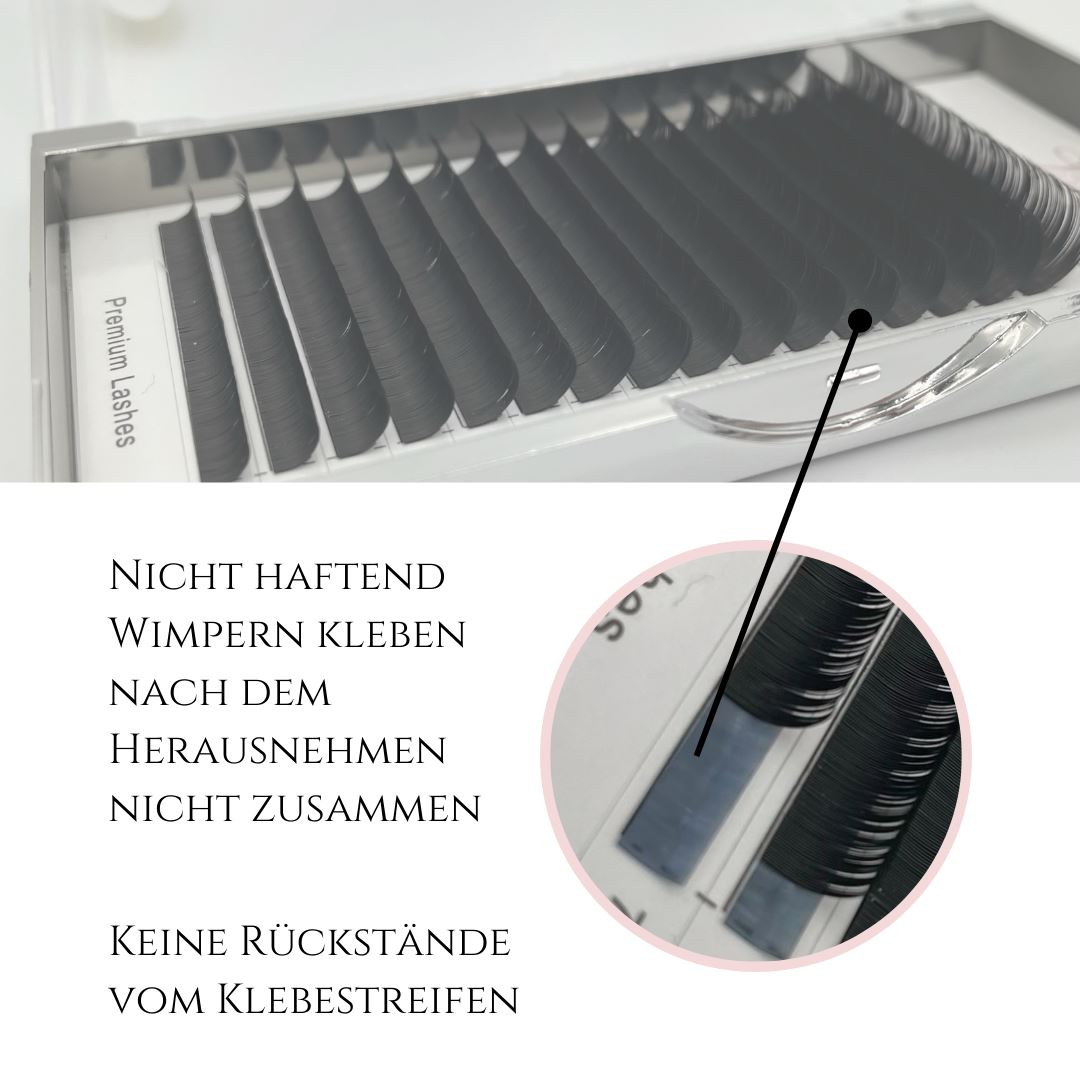 D-Curl Einzelwimpern | Seidenmatt Faux Mink Volumen Wimpern Wimpern Julija