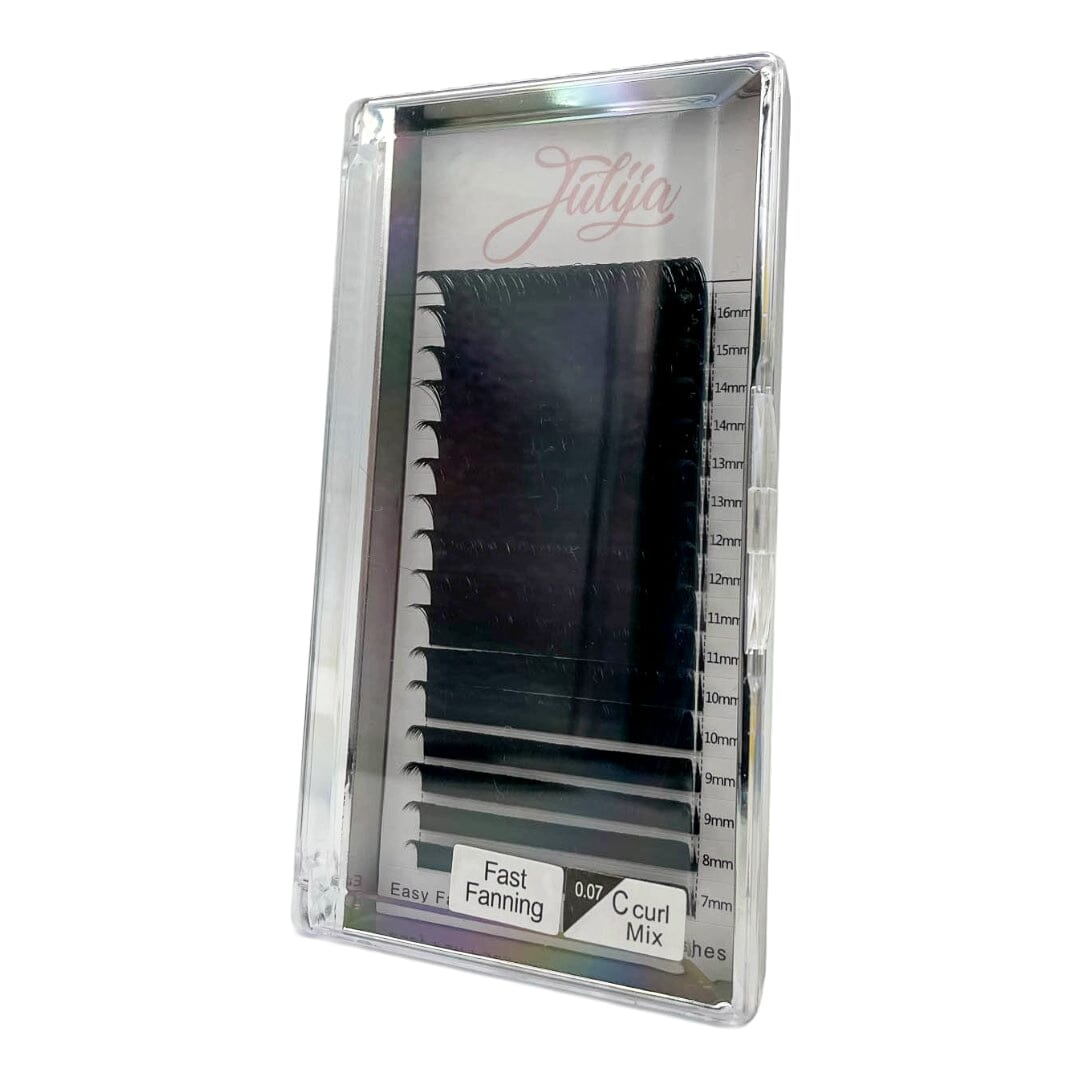 Easy Fan lashes C-Curl | Seidenmatt Faux mink premium Wimpern Wimpern Julija