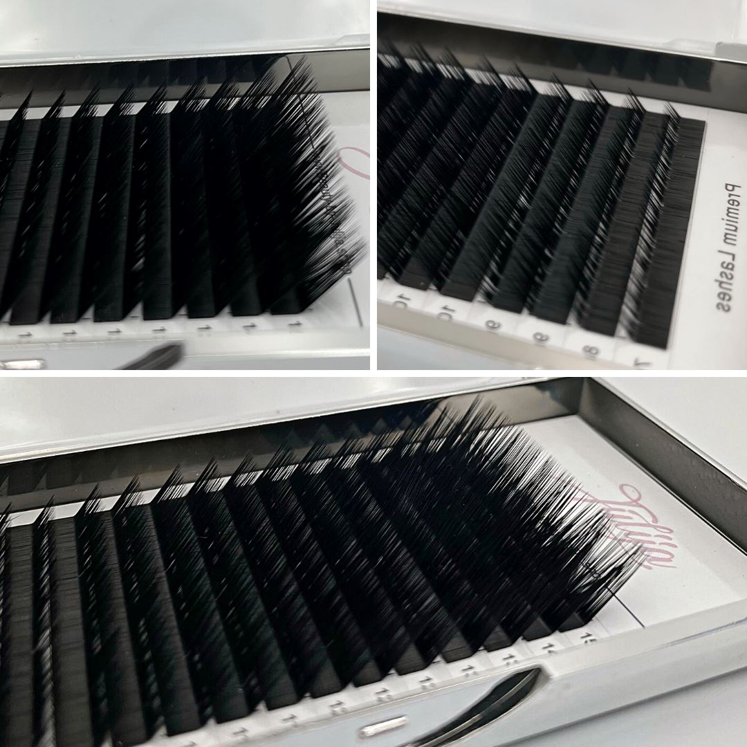 L-Curl Einzelwimpern | Seidenmatt Faux Mink Volumen Wimpern Wimpern Julija