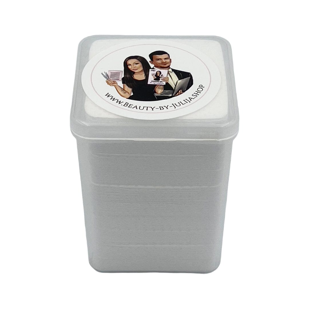 Wimpernkleber- & Pinzetten-Reinigungstücher Zubehör Julija Weiß