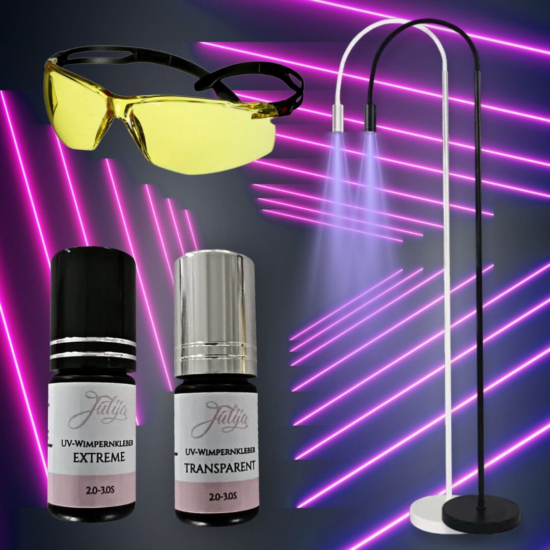Starter-Set Speed-UV UV-Wimpernverlängerung System UV-Wimpernverlängerung Julija