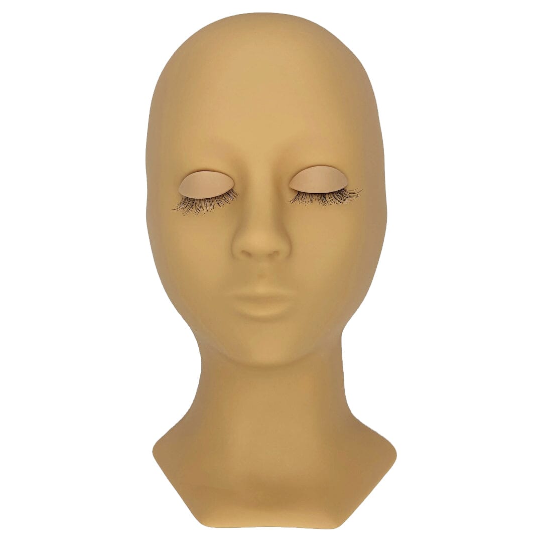 Übungskopf professionelle Wimpernstylisten Zubehör Julija Übungskopf + 1 Augenpaar