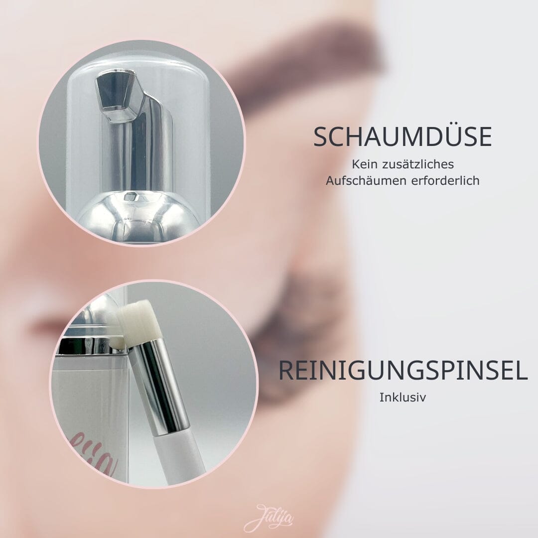 Wimpernshampoo 2in1 für perfekte Wimpernverlängerungen Zubehör Julija 