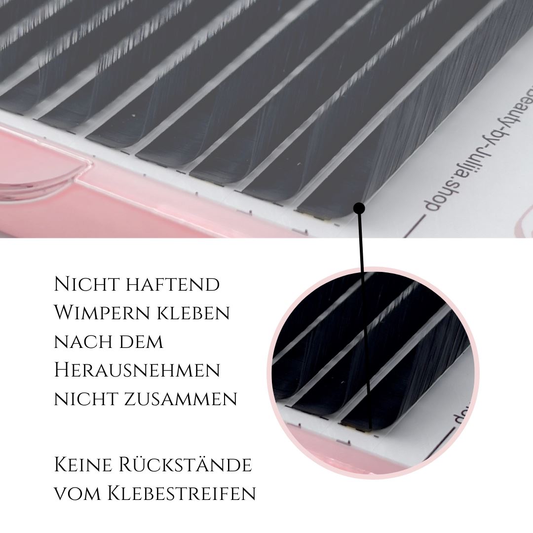 M-Curl Einzelwimpern | Seidenmatt Faux Mink Volumen Wimpern Wimpern Julija