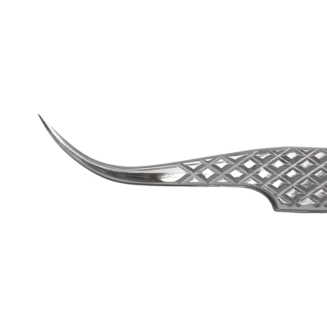 Wimpernpinzette Edelstahl #1 für professionelle Wimpernverlängerungen Zubehör Julija