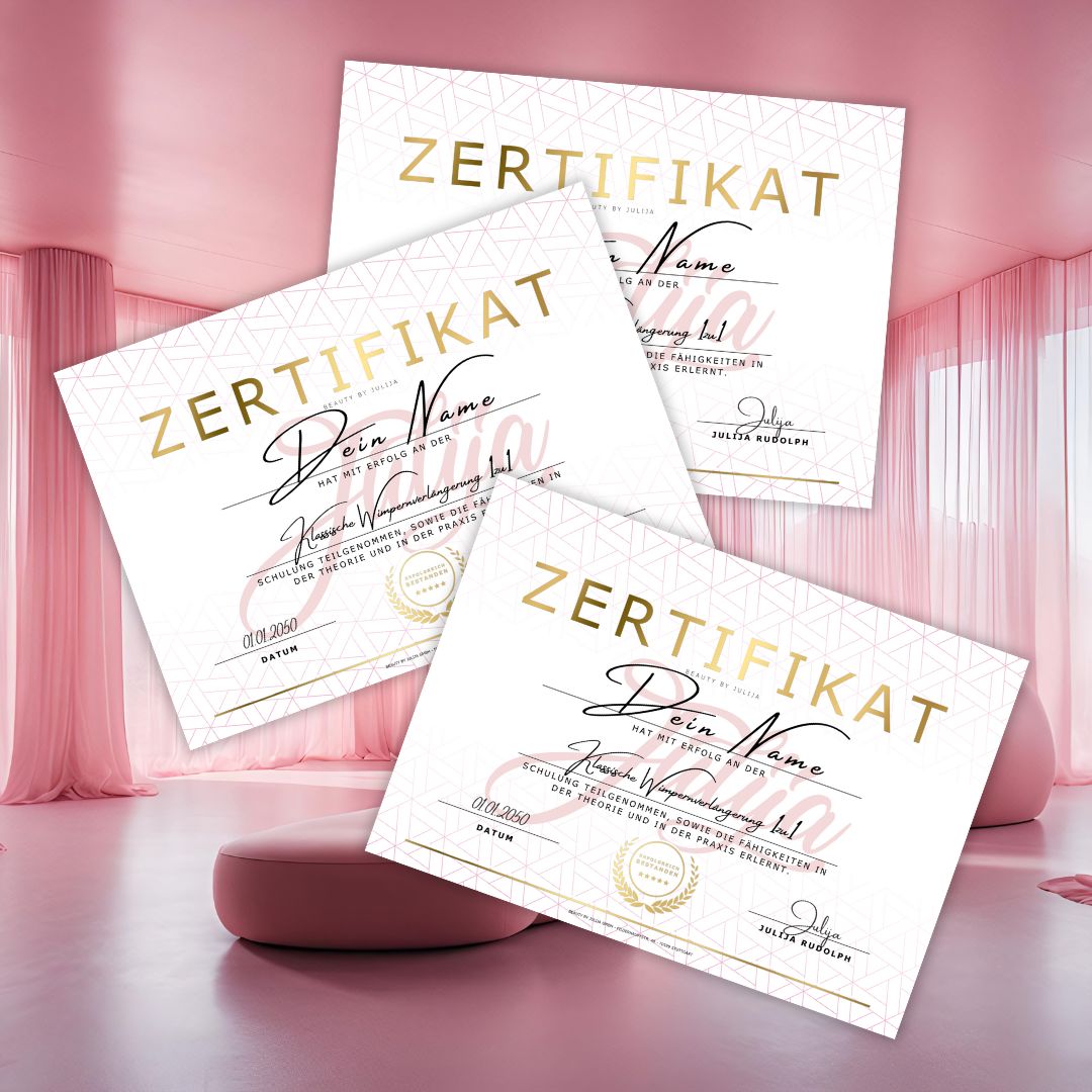Aufbaukurs: 2D-4D & 5D-10D | Wimpernschulung