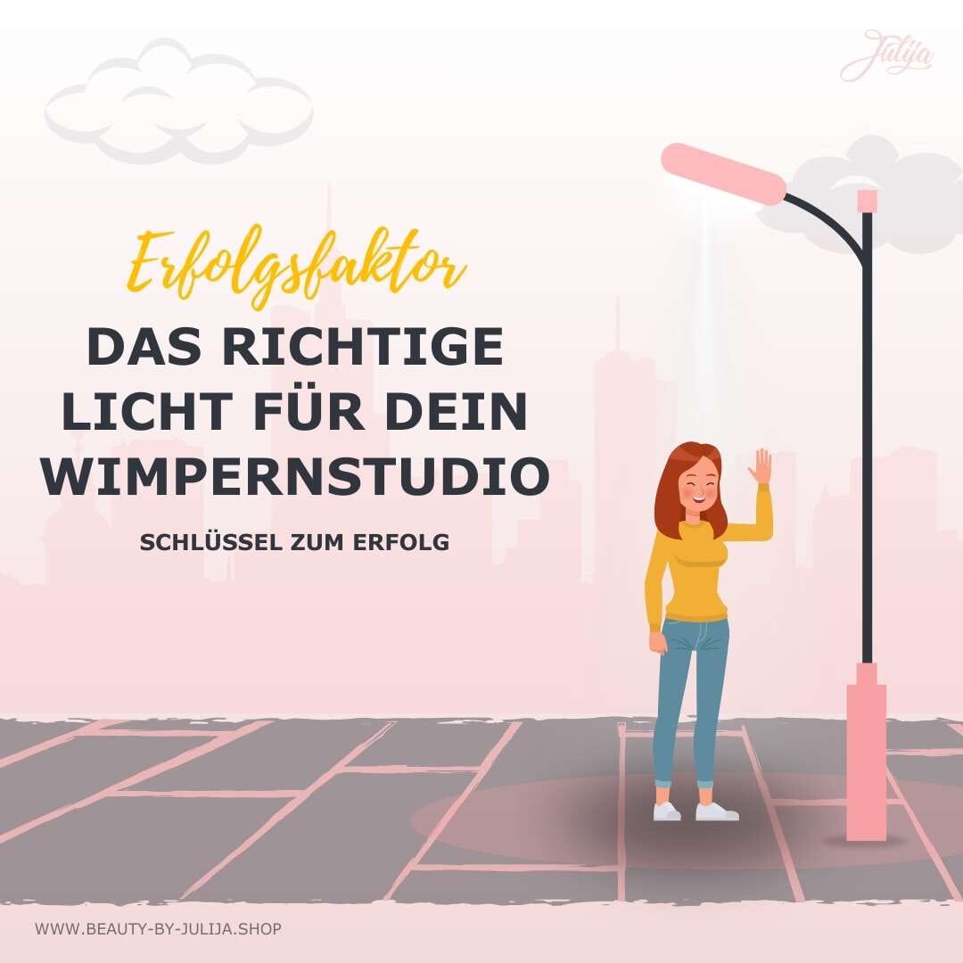 Beleuchtung im Wimpernstudio: Der Schlüssel zur perfekten Arbeitsumgebung