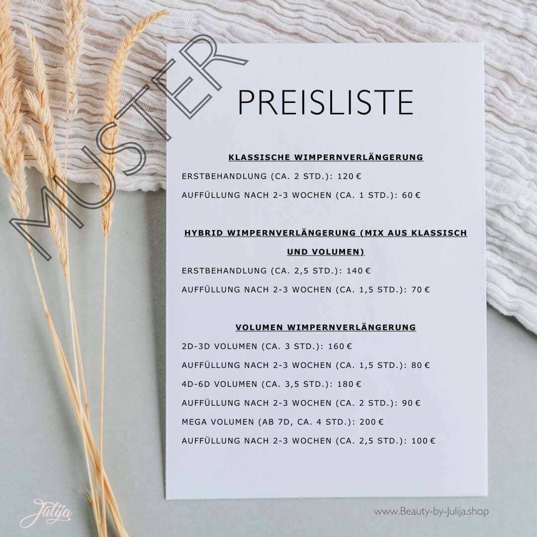 Preisgestaltung für Wimpernverlängerungen: Dein Leitfaden