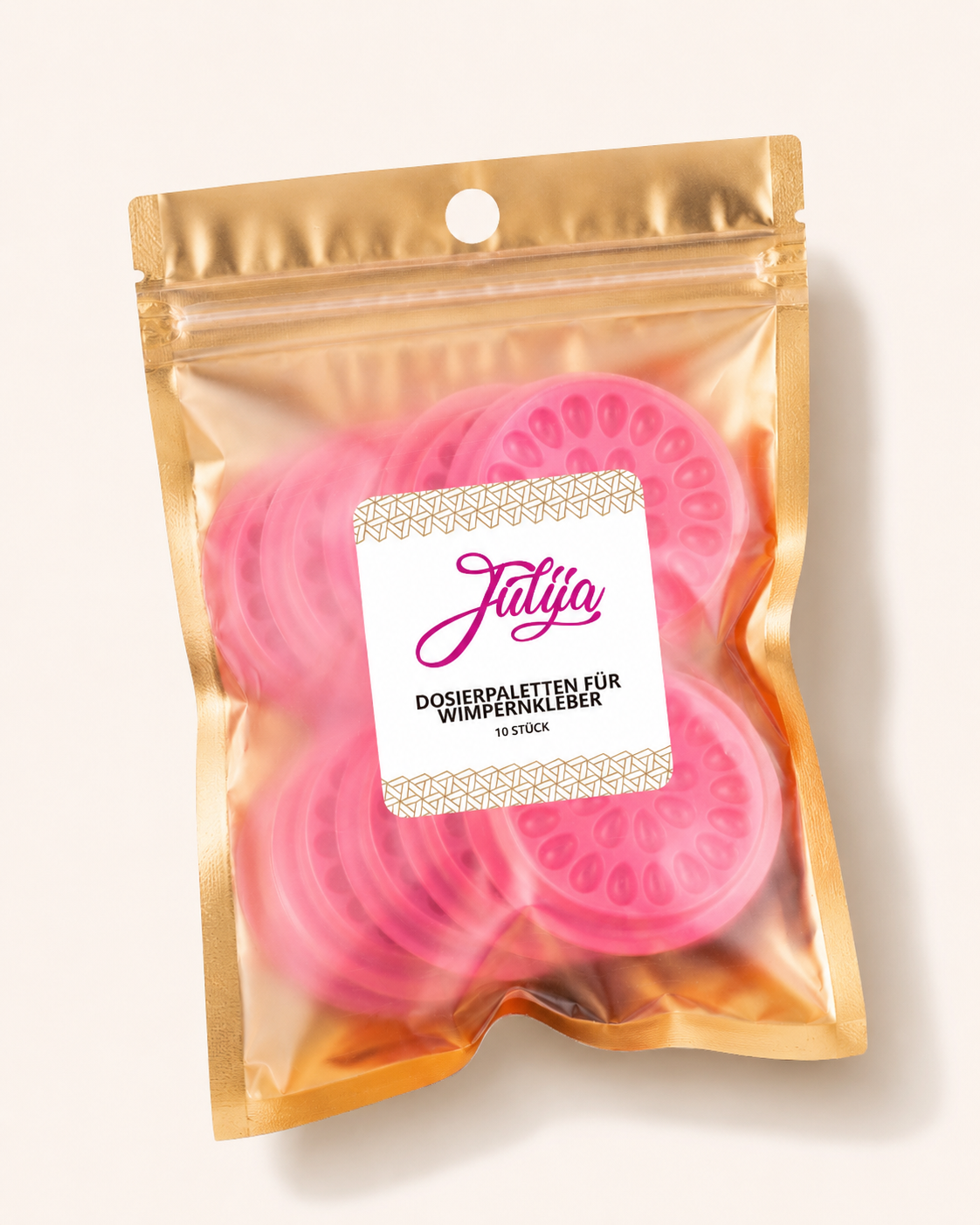 Wimpernkleber Dosierpalette – Kleberpalette für Wimpernverlängerung (10 Stück)