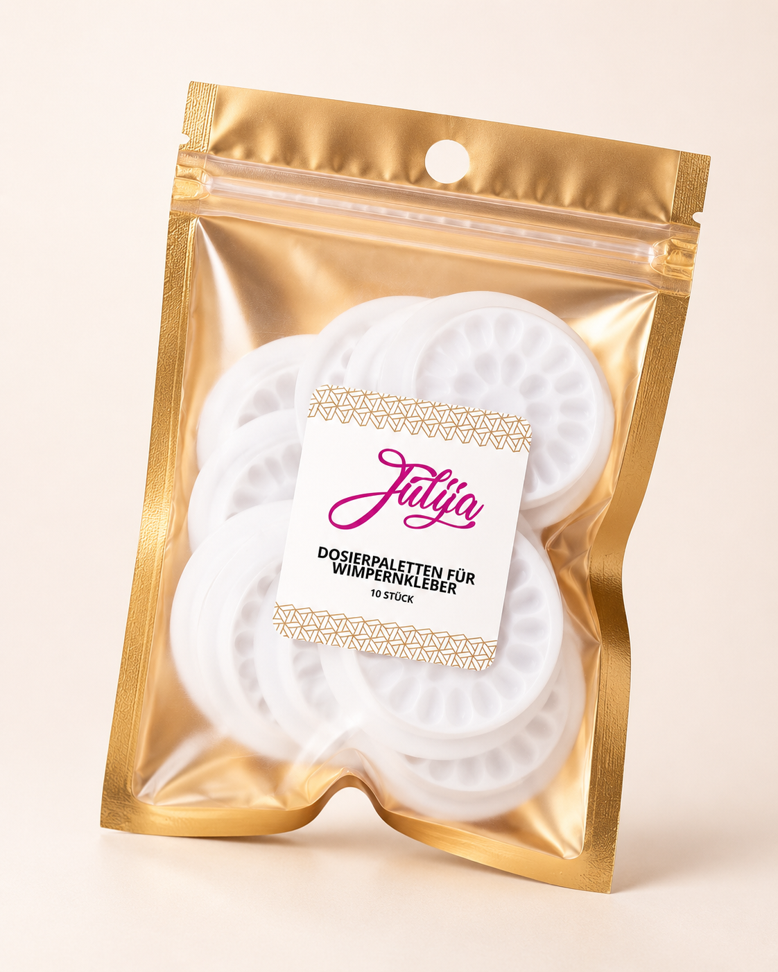 Wimpernkleber Dosierpalette – Kleberpalette für Wimpernverlängerung (10 Stück)