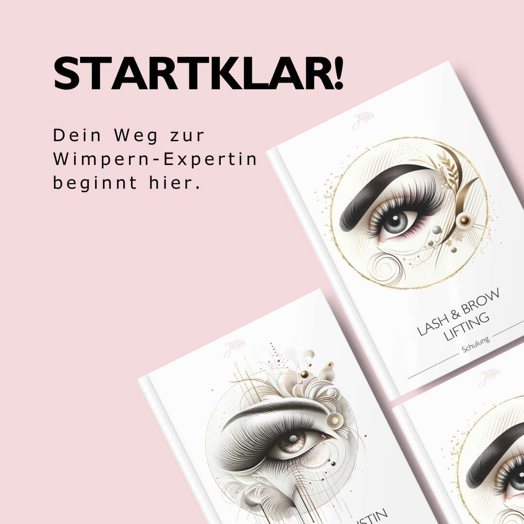 Schulungsbuch zur Wimpernstylistin: 2D-10D Volumen & Megavolumen Zubehör Julija 